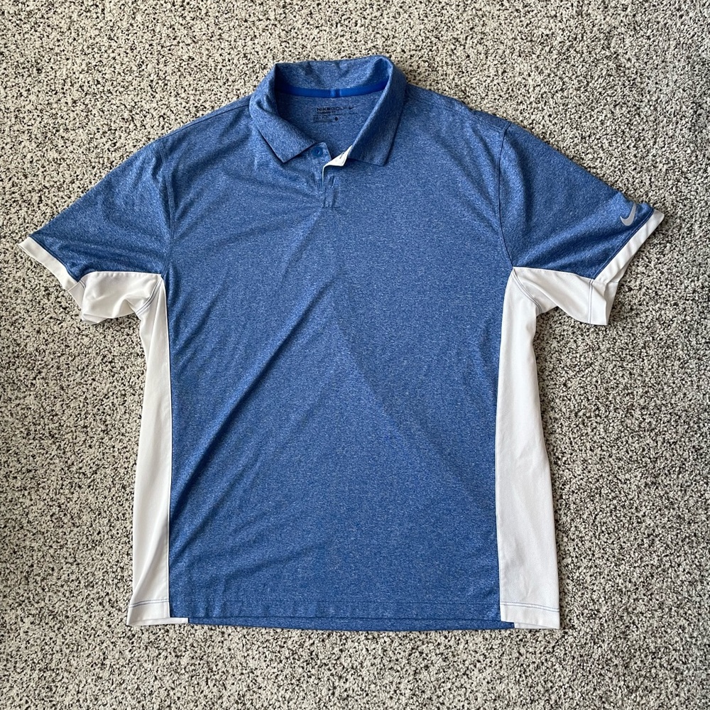 Large mens Dri-fit Nike Golf polo